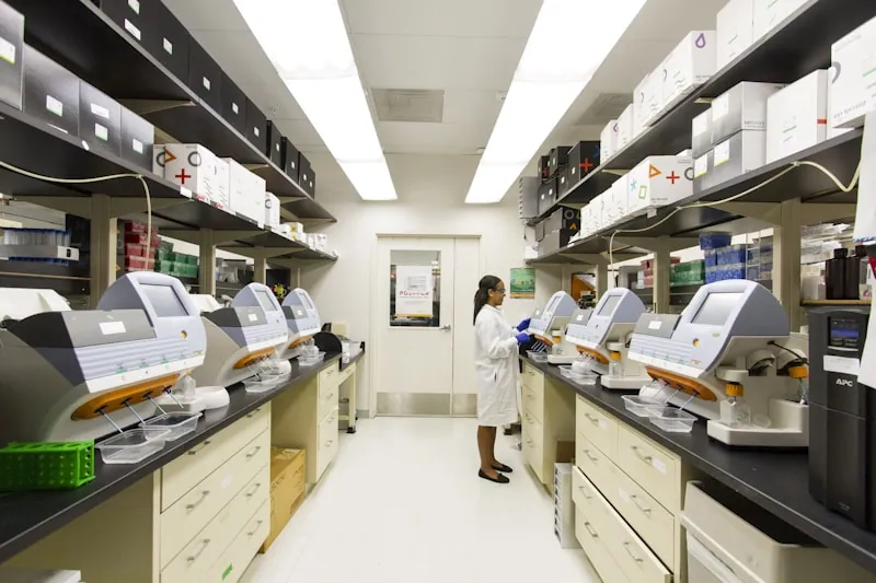 Hospital emergency room interior with medical equipment