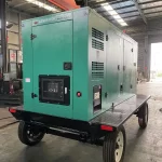 20kva 30kva 50kva Silent Trailer Type Diesel Generators 3 Phase 20kw 30kw 40kw 50kw 50/60hz Frequency ATS Option 230v