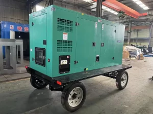 Factory Direct Sale Silent Type 30kw Portable Diesel Generator Auto Start ATS Options 50/60hz Frequency Three Phase New