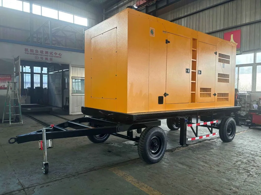 130KW Yuchai Genset Include Trailer Open Frame Type Silent Type Use in Manufacturing Construction Site Medical