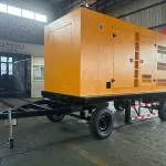 130KW Yuchai Genset Include Trailer Open Frame Type Silent Type Use in Manufacturing Construction Site Medical