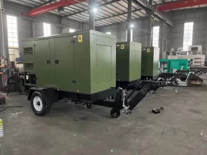 Custom 200KW 250KVA Mobile Diesel Generator High Efficiency Volvo TAD734GE Engine ATS Options Silent Type New Trailer