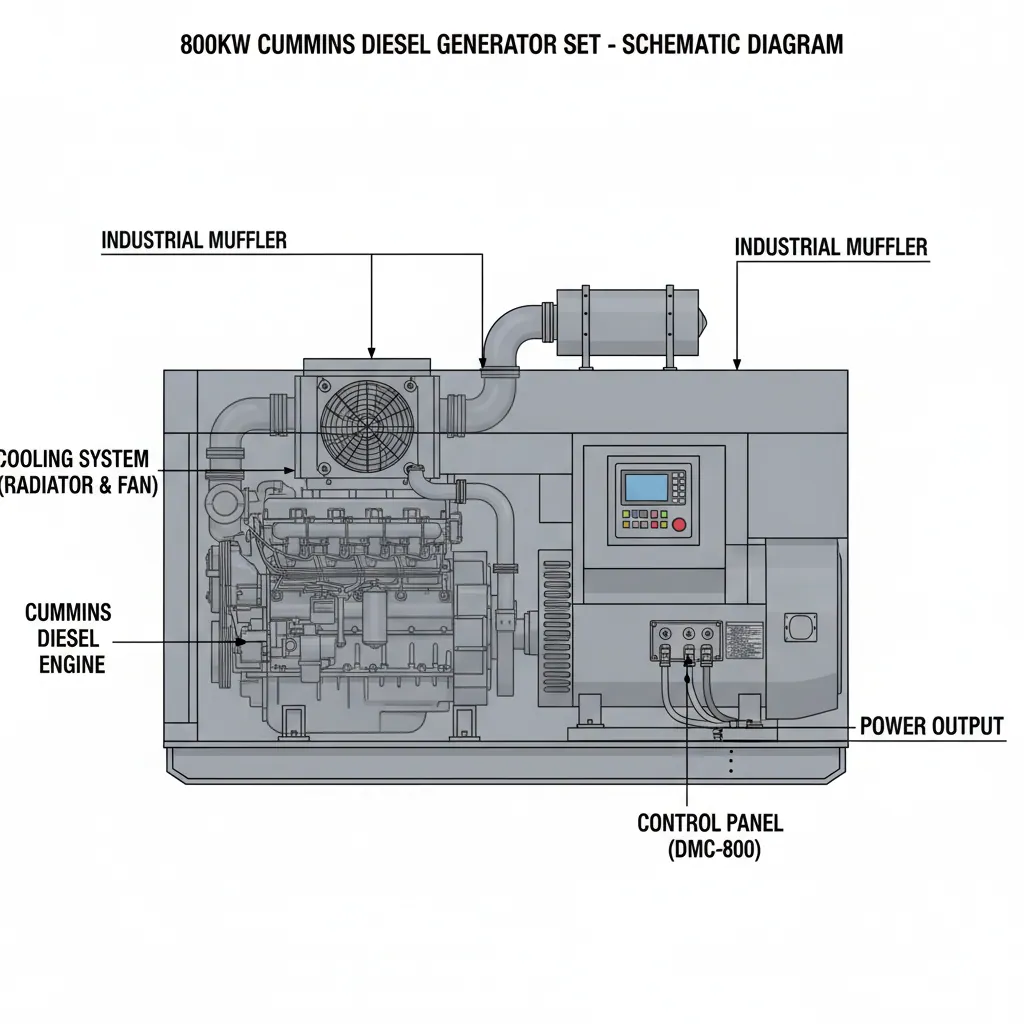 800kW Generator Schematic