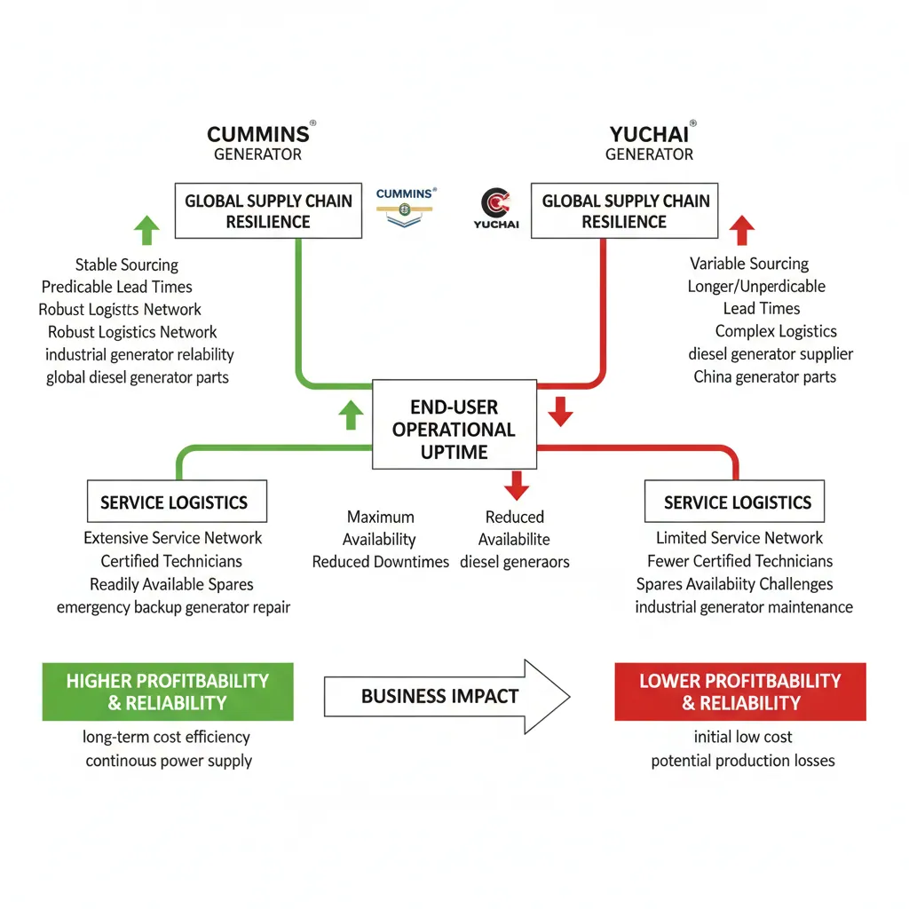 Supply Chain Impact Diagram